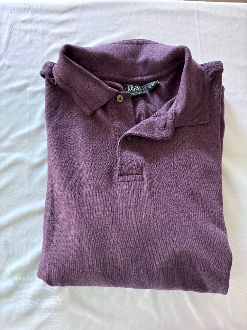 Jos. A. Bank Traveler Traditional Fit Purple Polo XL
